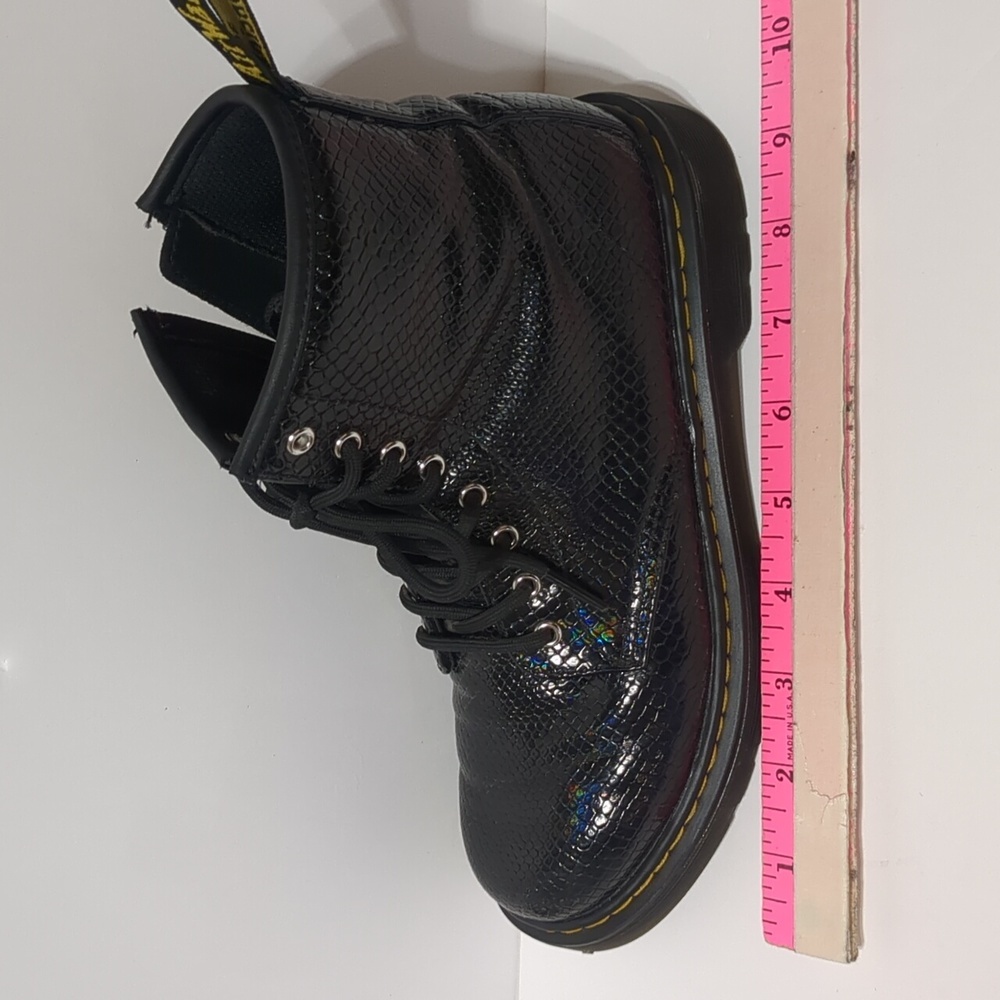 Dr. Martens 1460 REPTILE EMBOSS LACE UP BOOTS women Size 5 - Picture 11 of 12